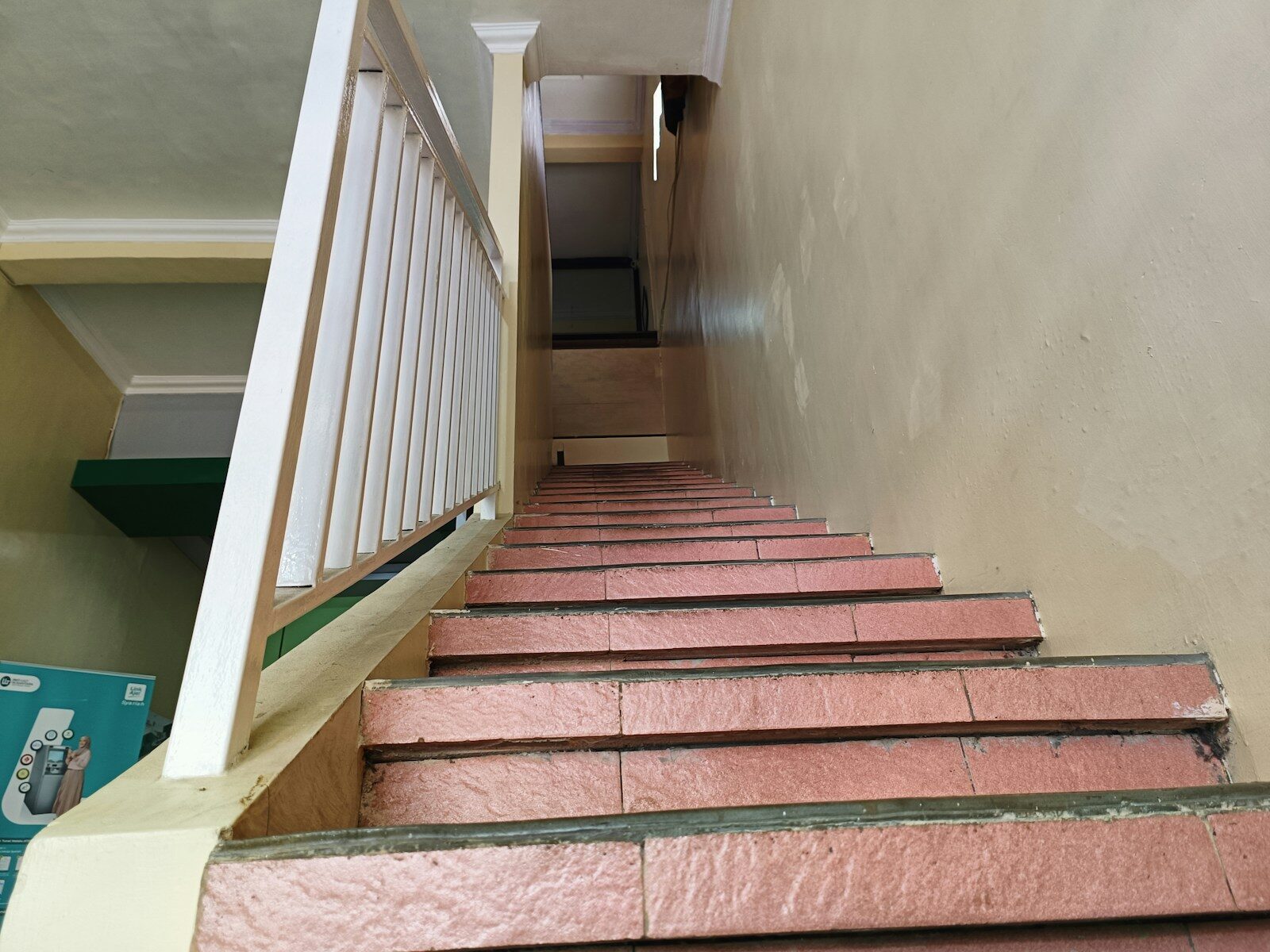 a set of stairs